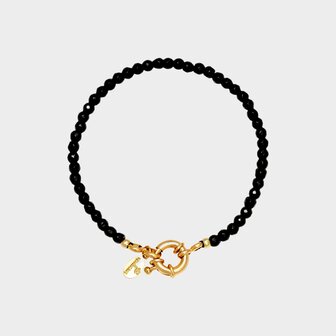 Armband slot zwart 