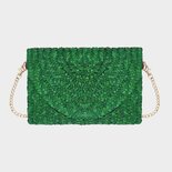 Tas rattan groen