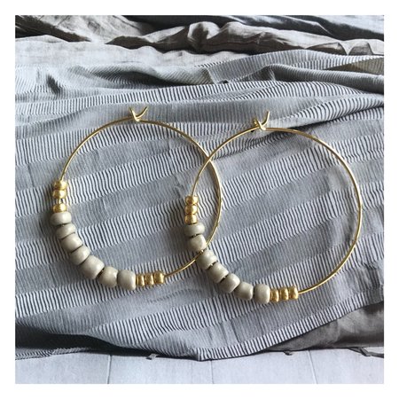Armband rocaille greige