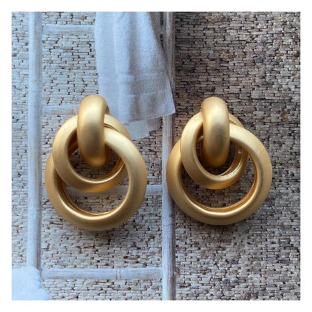 Oorbellen knot goud