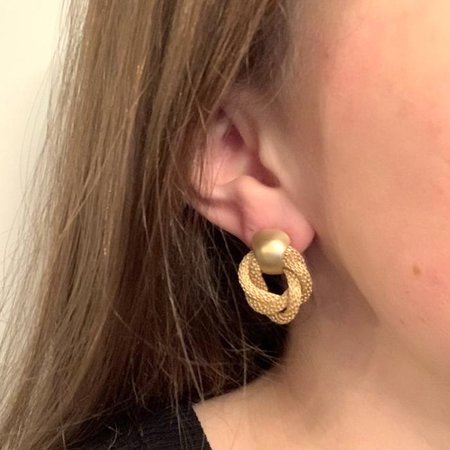 Oorbellen twist goud