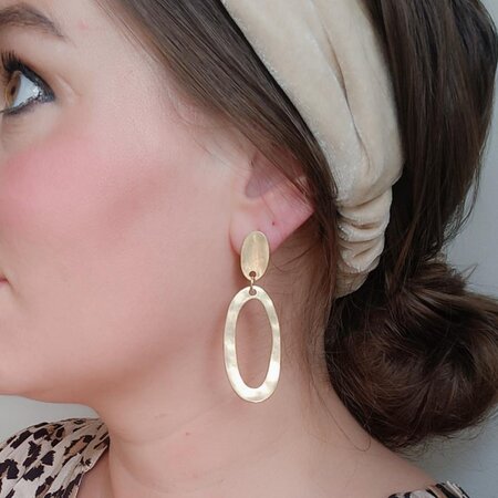 Oorbellen vintage goud