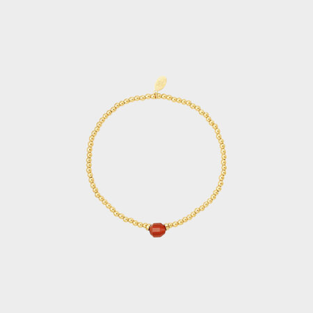 Armband hematiet steen rood