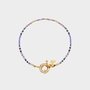 Armband glas paars