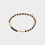 Armband combi zwart goud 