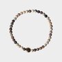 Armband natuursteen hart greige